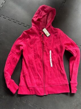 tek gear Women's Bright Pink Hooded Zip-Up Jacket
